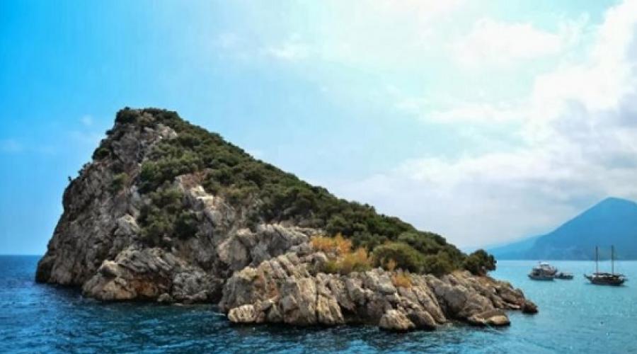 Нове світло.  Кладезь незабутніх вражень — Черепаший острів Дальян у Туреччині Острів невірних дружин